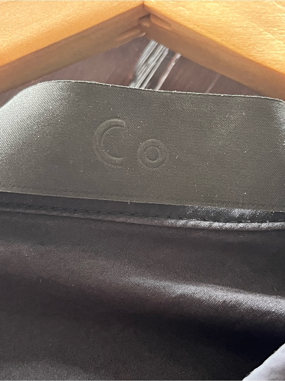 CO Black Button-Front Pleated Flared Shirt - Picture 4 of 4